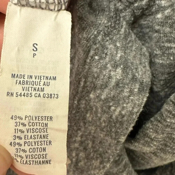 Aerie Tie Front T Shirt Dress Grey Size Small Elastic Waist - Picture 6 of 6